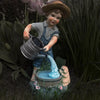 "Charming People Figurine for Your Garden"