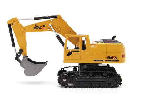 Image of 1/24 8CH Diecast Remote Excavator for Kids