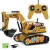 Remote Control Excavator Bulldozer Construction Vehicle RC Car Toys For Kids
