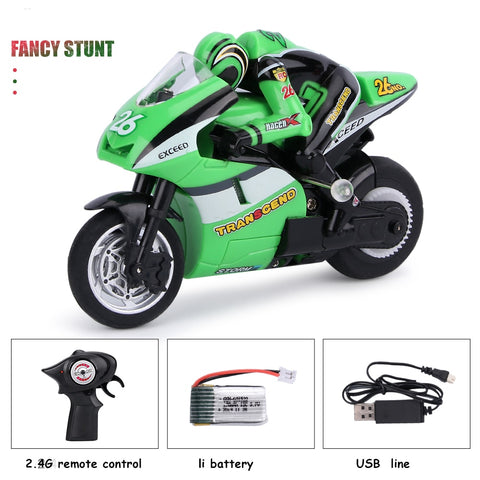 Image of New Shockproof Rear Wheel Drive RC Motorcycle