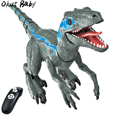 Image of Raptor Dinosaur Remote Control Velociraptor Toy