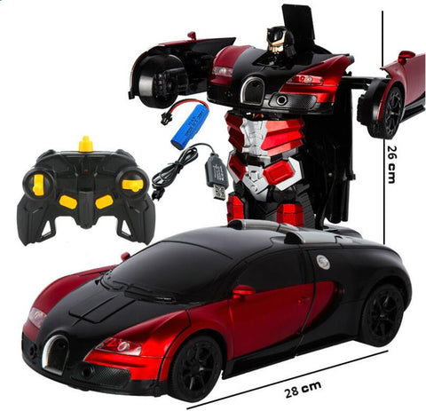 Image of 2020 Deformation RC Bugatti Robot Toy