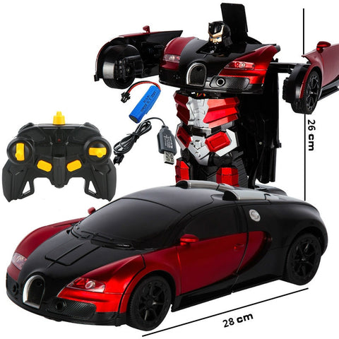 Image of 2020 Deformation RC Bugatti Robot Toy