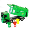 Powered Recycling Garbage Truck Kids Toy with Side Loading Back Dump