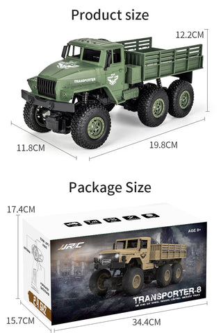 Image of MZ YY2004 6WD 1/12 B-20 Army Truck