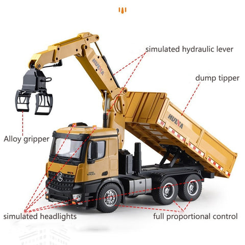 Image of 575 Remote Control Timber Grapplo Dump Truck