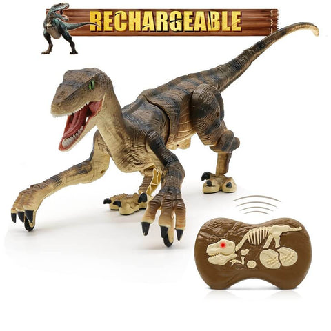 Image of Remote Control Electric Walking Velociraptor Toy