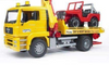 Bruder Man Replica Tow Truck With Country Vehicle