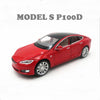 Tesla Model S Pull Back Toy Car