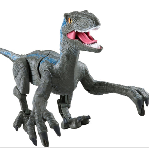 Image of RC Dinosaurios De Juguete Blue Velociraptor Remote Control Dinosaur Toys for Boys Jurassic World Raptor Dinozaur Gifts for Kids