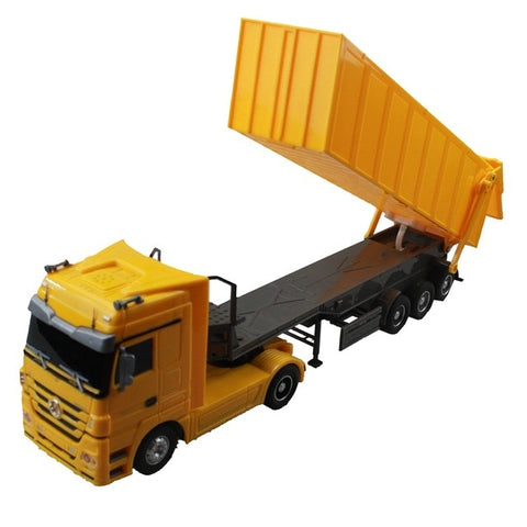 Image of RC Truck 1:32 Dumper 10 Wheel Tilting Cart Radio Control Tip Lorry Auto Lift Engineering Container Vehicle Electronic Hobby Toy