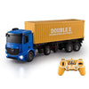 Blue Benz RC High Speed Shipping Container Truck Toy
