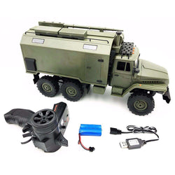 WPL B36 Remote Control Military Command Truck 6 Wheel Drive