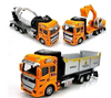 Miniature Model Pull Back Construction Trucks